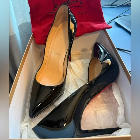 Christian Louboutin Pigalle Plato 120 Patent Calf - Picture 1 of 8